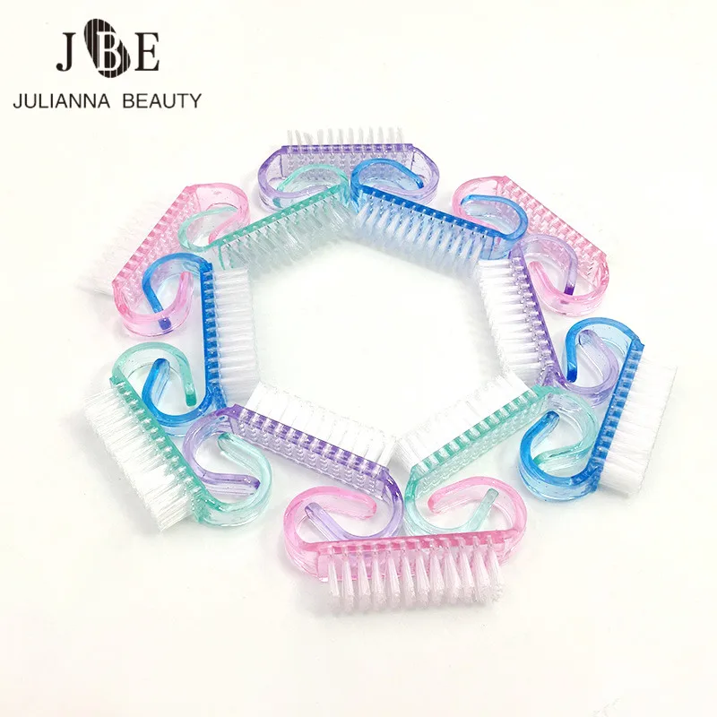 100 шт. Чистящая кисть для ногтей инструменты цветной очистки акрилового УФ-геля