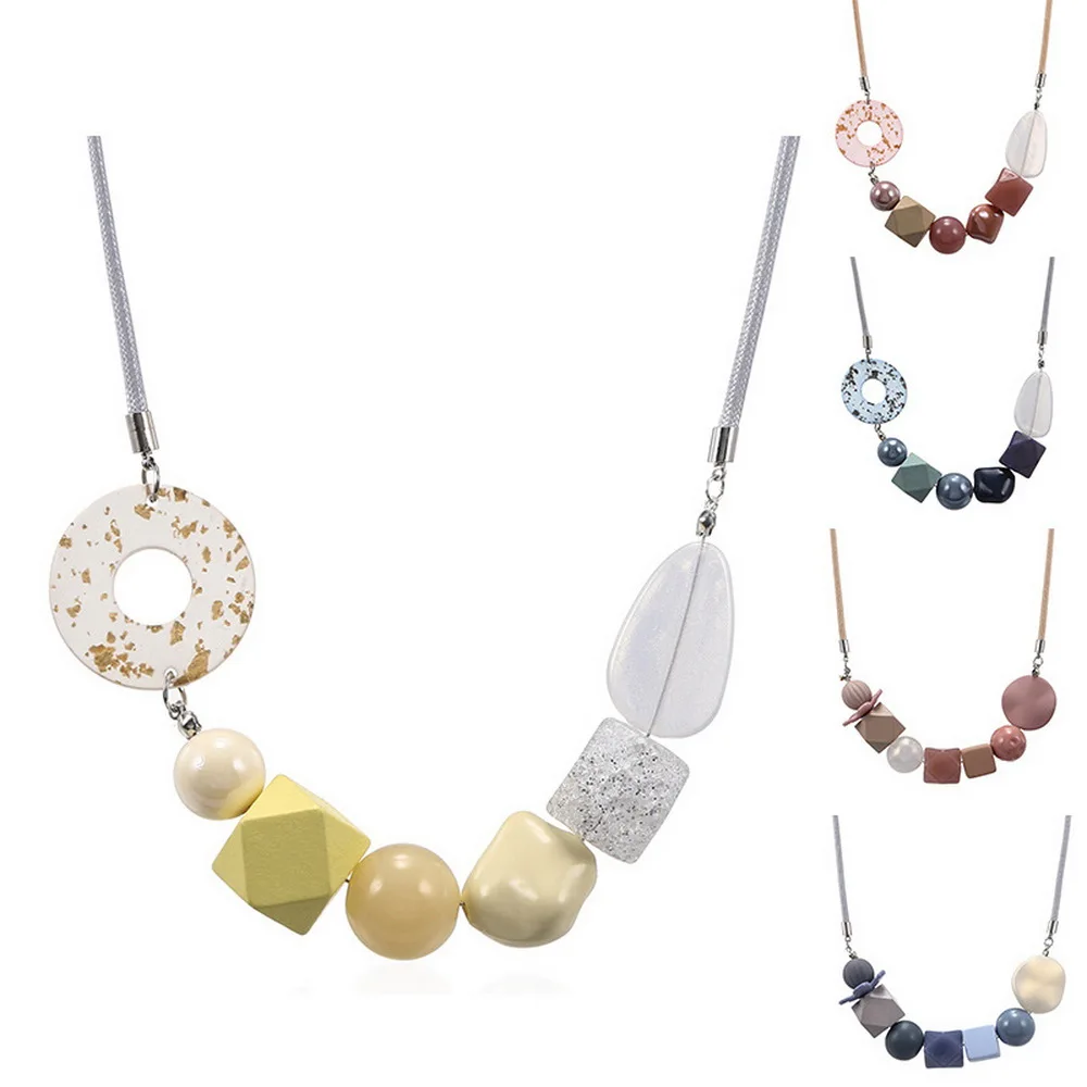 Акция ювелирные изделия оптом длинная цепочка из шнура ожерелье с кулоном