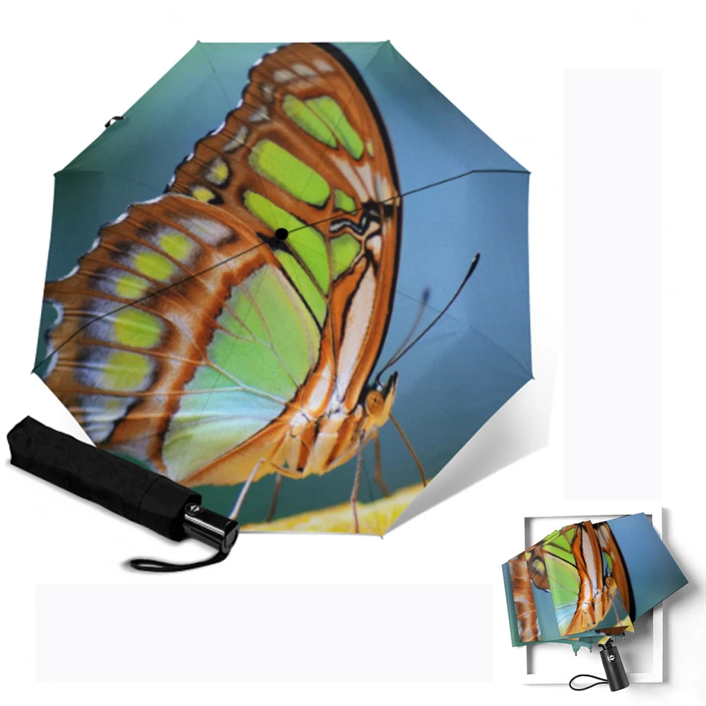 Зонт-бабочка модный дизайн под заказ зонты с цветочным рисунком 3 складки