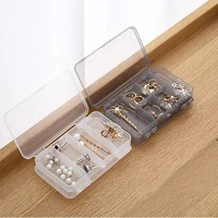 10 grids empty transparent double layers plastic case storage box pills container nail art holder jewelry organizer durable