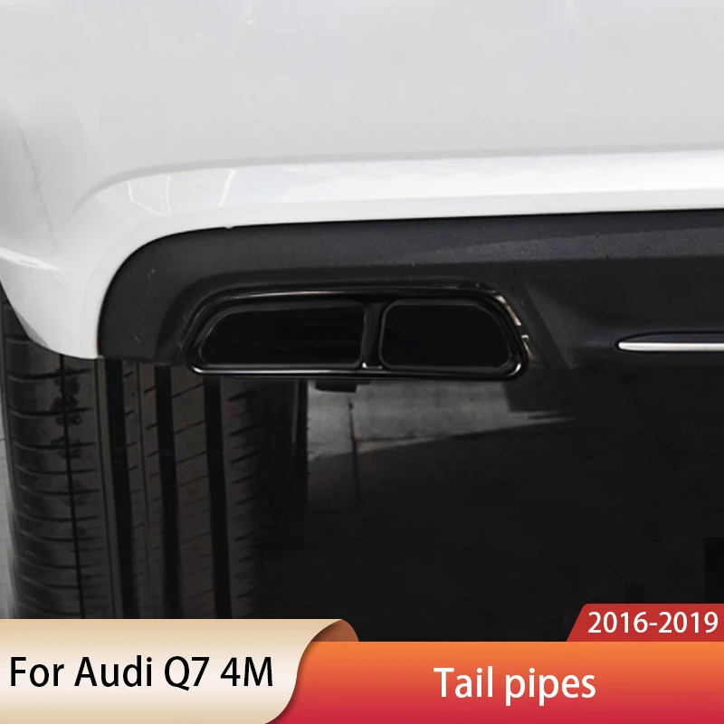 

FOR Audi Q7 4m Exhaust Pipe Tail Throat Muffler Accessories 2016 2017 2018 2019