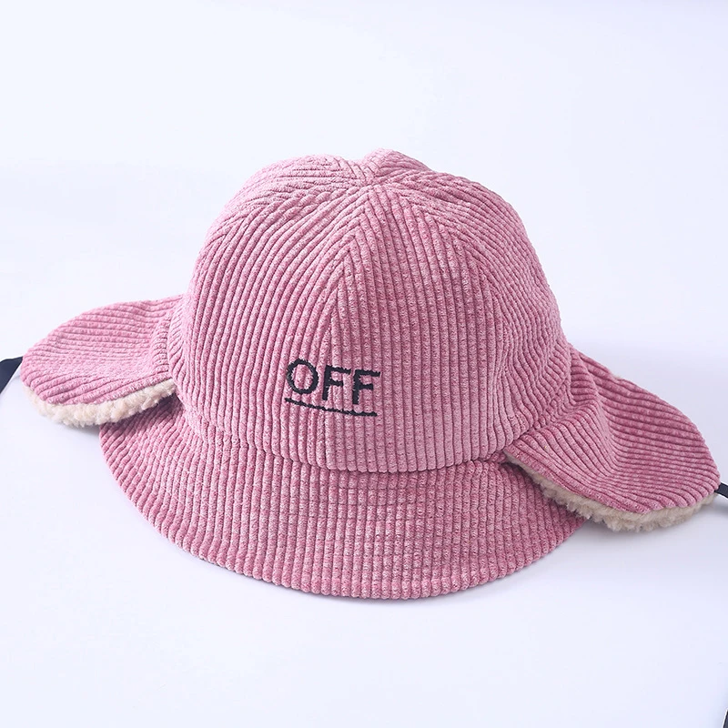 Детская шапка в рыбацком стиле Новинка сезон осень-зима теплая с вышивкой