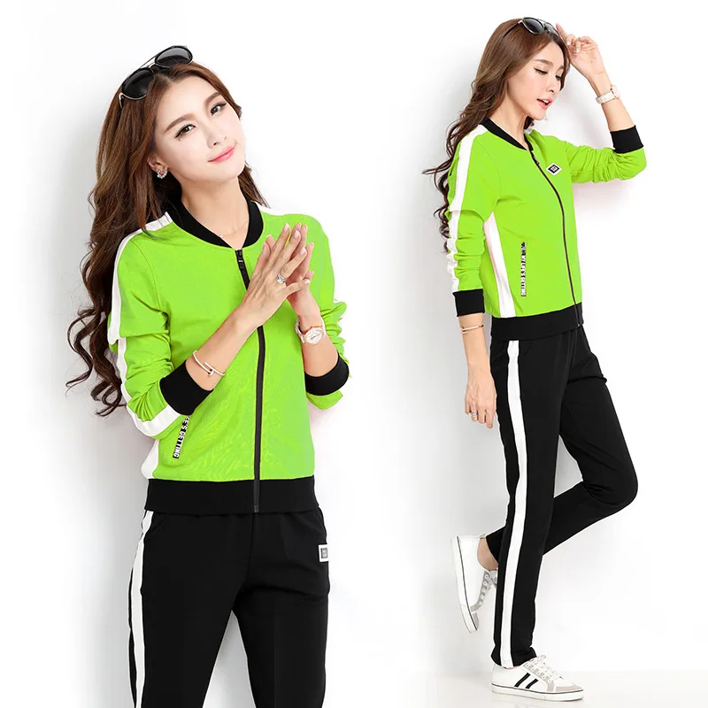 

Весенняя женская спортивная одежда, мягкая куртка на молнии, свитшот + брюки, бег, джоггеры, фитнес, тренажерный зал, тренировки, повседневны...