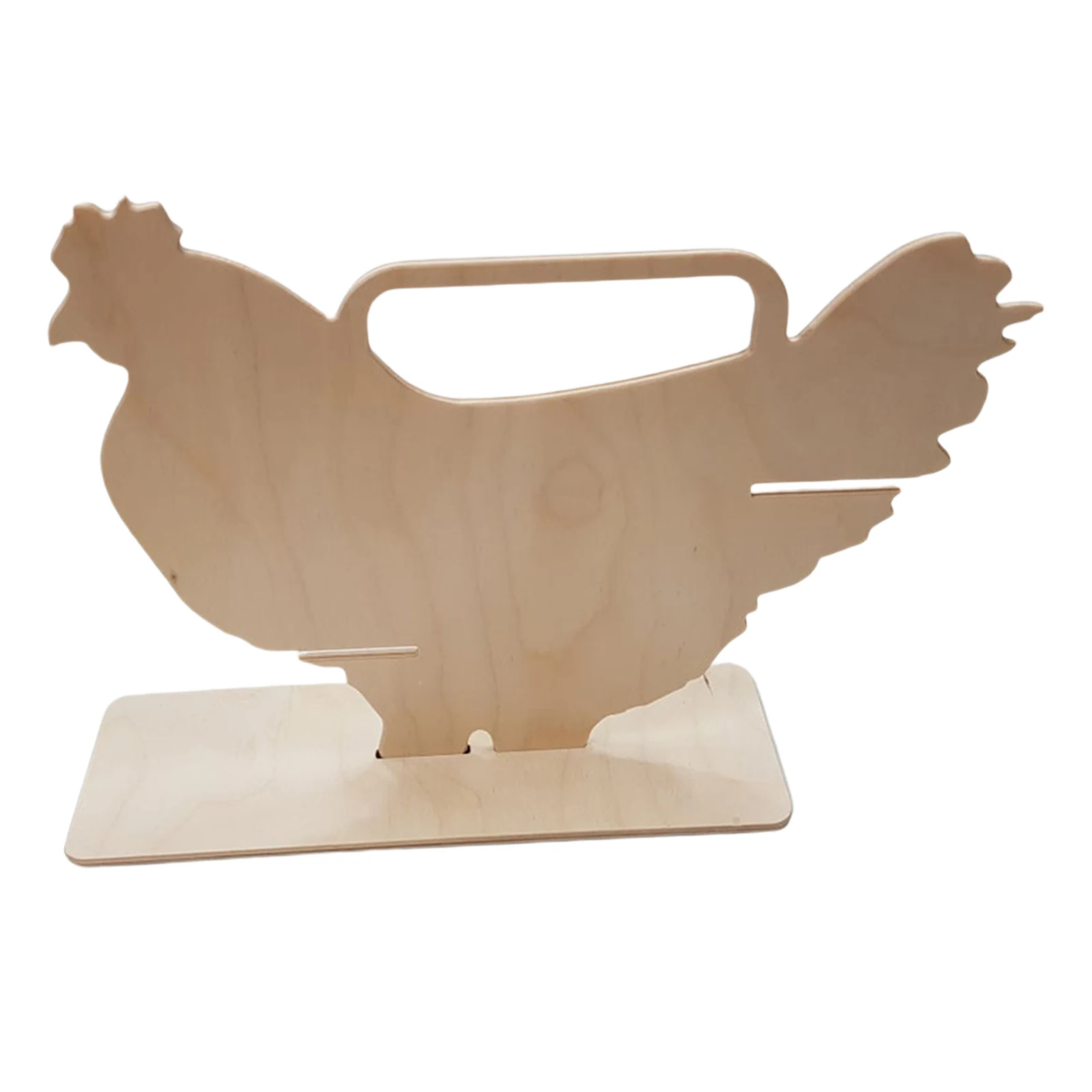 Креативная настольная корзина в форме курицы Кухонное хранилище металлическая