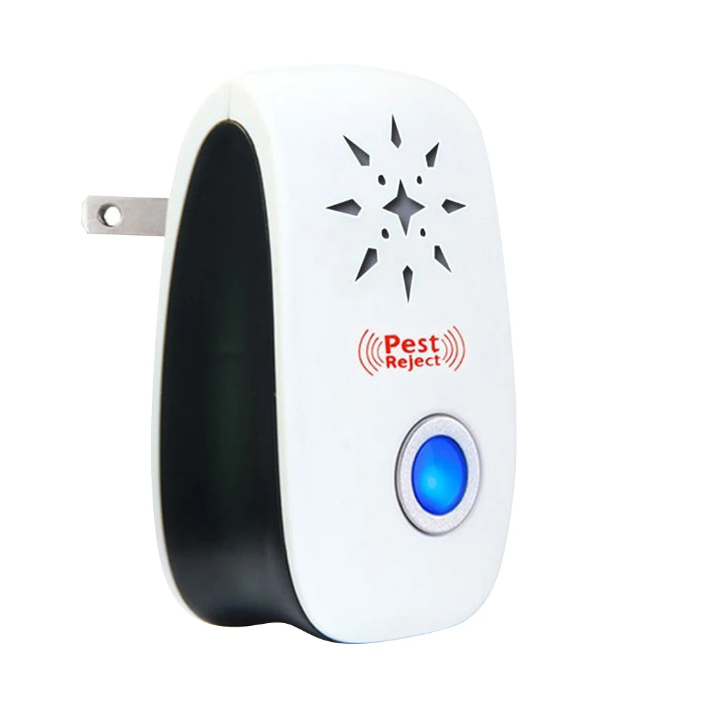 

EU/US Ultrasonic Anti Mosquito Insect Repeller Rat Mouse Cockroach Pest Reject Repellent Electronic Mosquito Killer