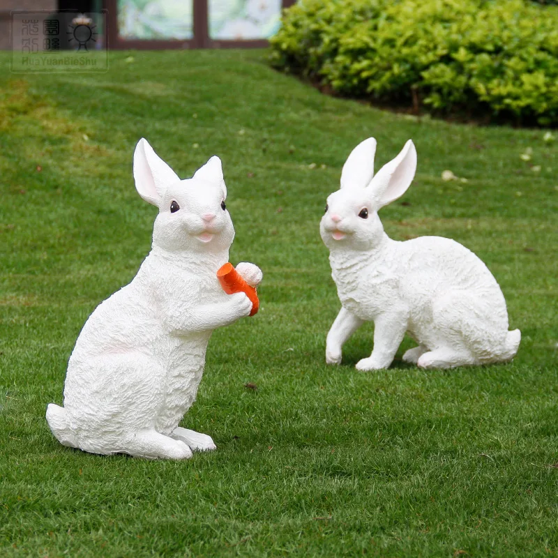 

Rabbit Lamp Outdoors Cartoon Lamp Animal Lamp Gardens Lighting Dengcao Ping Illuminations Lamps And Lanterns Luminescence