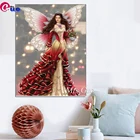 5d алмазная живопись бабочка эльф Фея Алмазная вышивка ручной работы Стразы подарок домашний декор вышивка крестиком