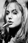 J005 Анджелина Джоли курительная кинозвезда Шелковый Плакат Наклейка на стену украшение подарок