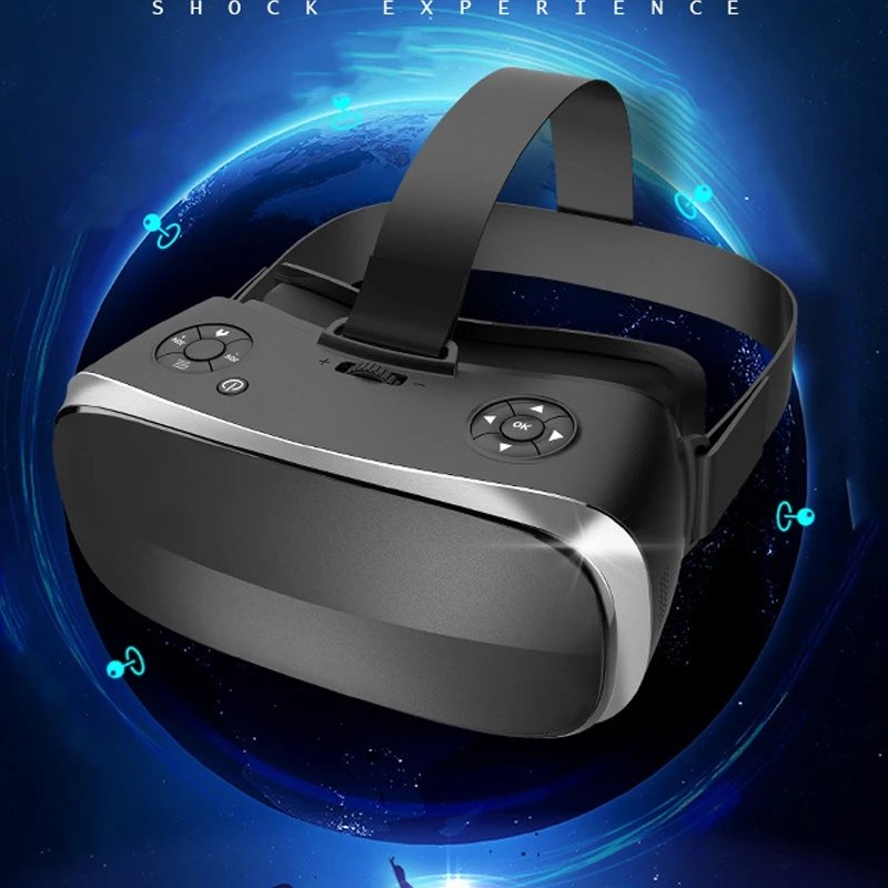 V61 VR очки 3D все в одном шлем WIFI подключение Смарт Bluetooth виртуальные 1080P HD 3500Mah (ЕС