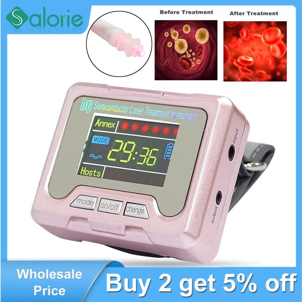 

650nm Laser Therapy Instrument Diode LLLT for Diabetes Hypertension Treatment Watch Laser Sinusitis Apparatus Cholesterol