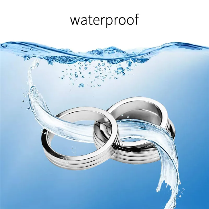 Кольцо на пенис металлические игрушки член вибрирующее регулируемое кольцо для