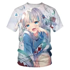 Футболка с 3D-принтом для мужчин и женщин, мягкая текстурная повседневная одежда 2021