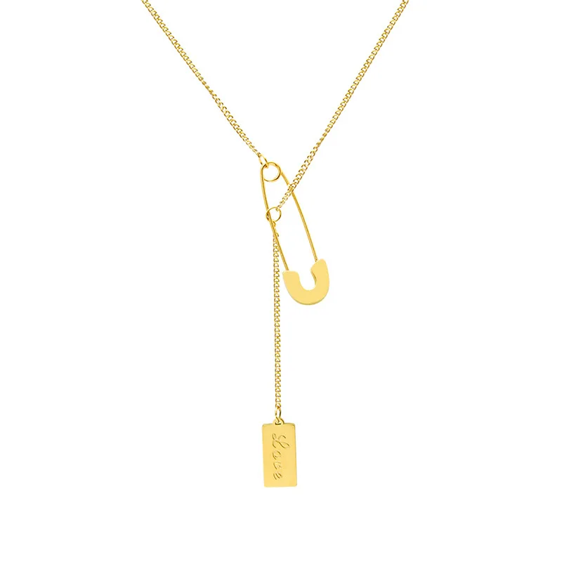 

Женская цепочка для свитера, из нержавеющей стали