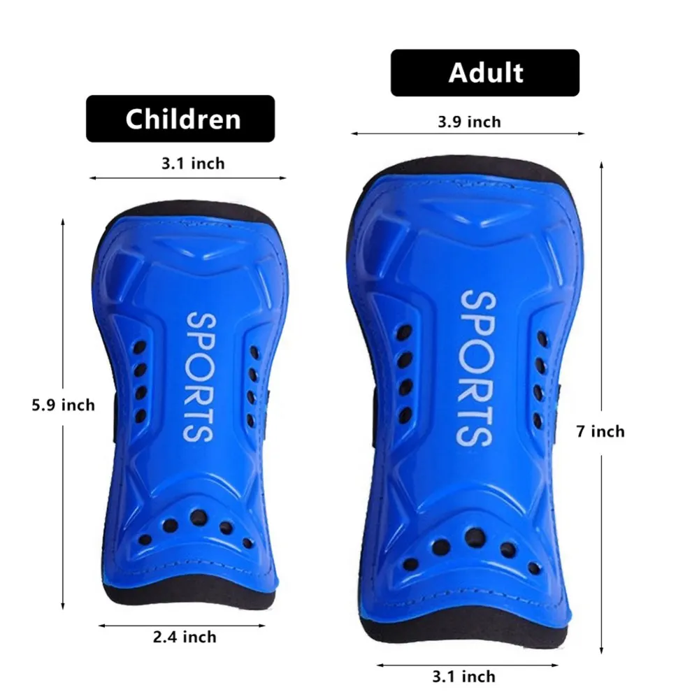 

2 Pcs Durable Football Shin Guards Adult Child Outdoor Sports Leg Safety