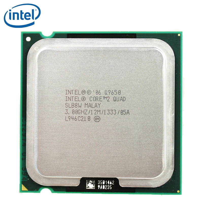 Процессор Intel Core 2 Quad Q9650 3 0 ГГц 12 МБ кэш FSB 1333 десктопный процессор LGA 775