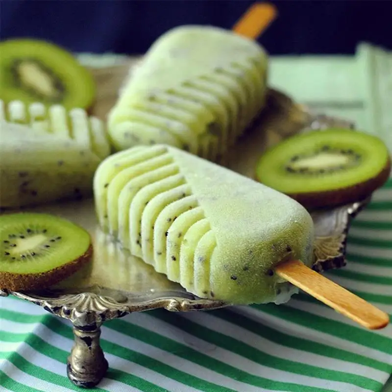 

3-Cavity Silicone Ice Cream Ice Cream Mold Popsicle Mold Creative ice Cream Popsicle Ice Cream Makers Popsicle Mould