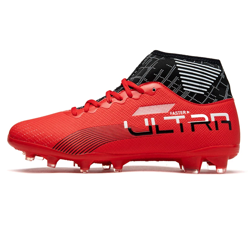 

H2-566 Soccer Shoes Men Football Cleats Soccer Boots Teenager Ankle High Tops Football Shoes Kids Indoor FG Training Sneaker