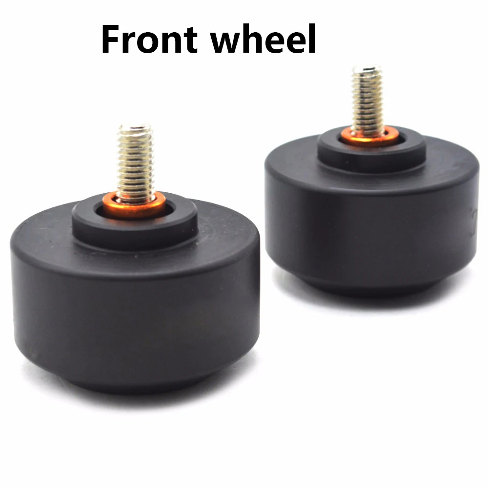 Front wheel 6MM 8MM Для KTM DUKE 250- задние и передние колеса слайдер рамы мотоцикла Рамка слайдер Краш колодки Защита Duke125/200 Duke390 - Цвет: Front wheel 6MM 8MM