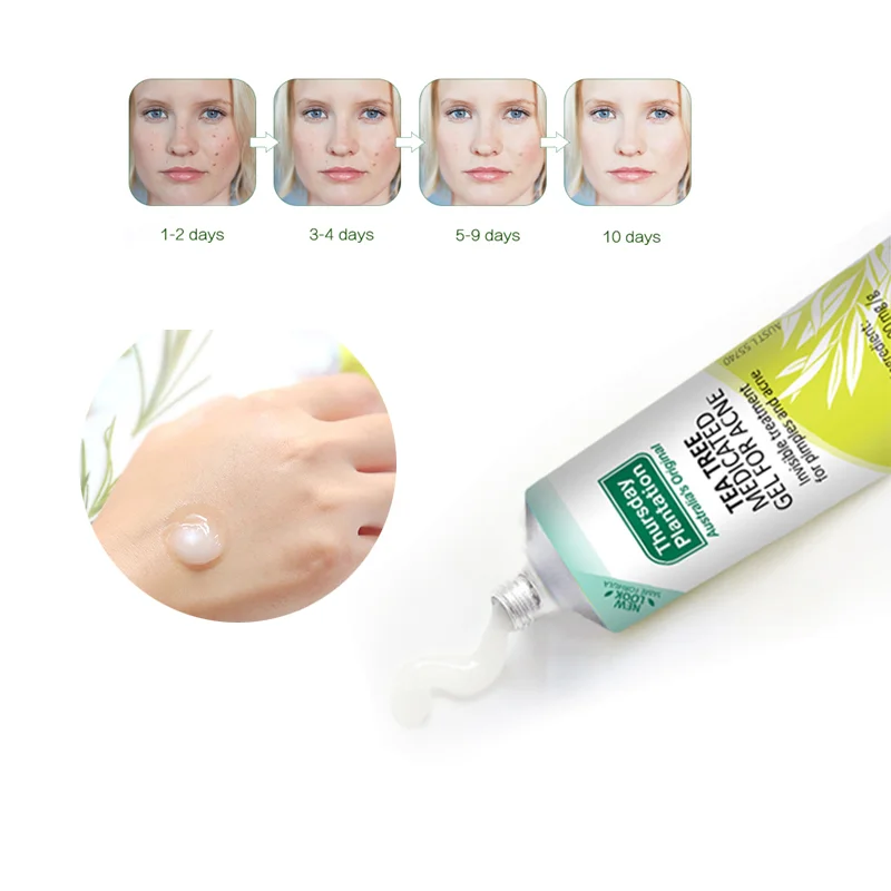 

Brand New Australian Original Thursday Tea Tree Acne Gel Moisturizing Anti-infective Treatment Acne Marks Ointment 25g Skin Care