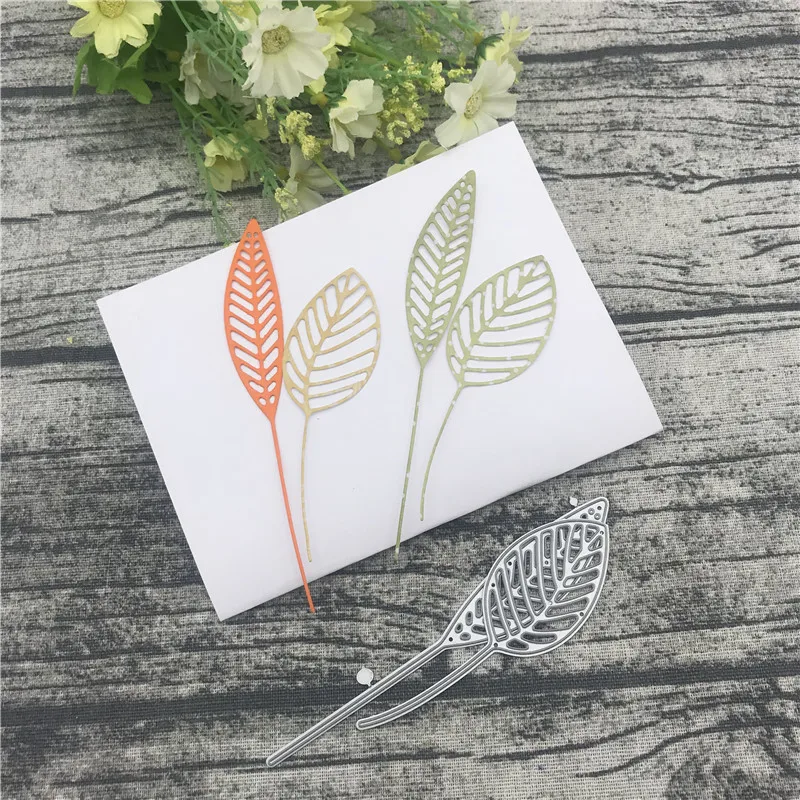 Листья металлические трафареты для скрапбукинга альбома | Дом и сад