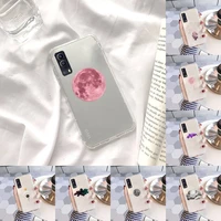beautiful stars moon clouds phone case transparent for vivo y 97 93 85 81 75 73 71 70 69 67 66 55 53 50 52 51 30 20 19 11 s e