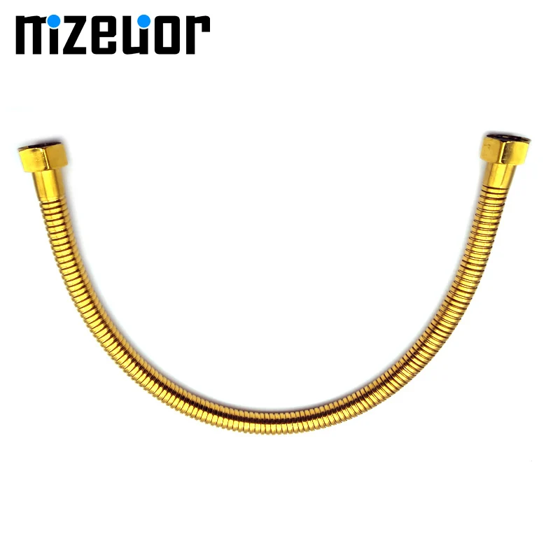 

Cold Steel Ducha Higienico Vaknz Golden Plumbing Hose 1/2 Angle Valve Connector Stainless Gold Toilet For Bathroom Length