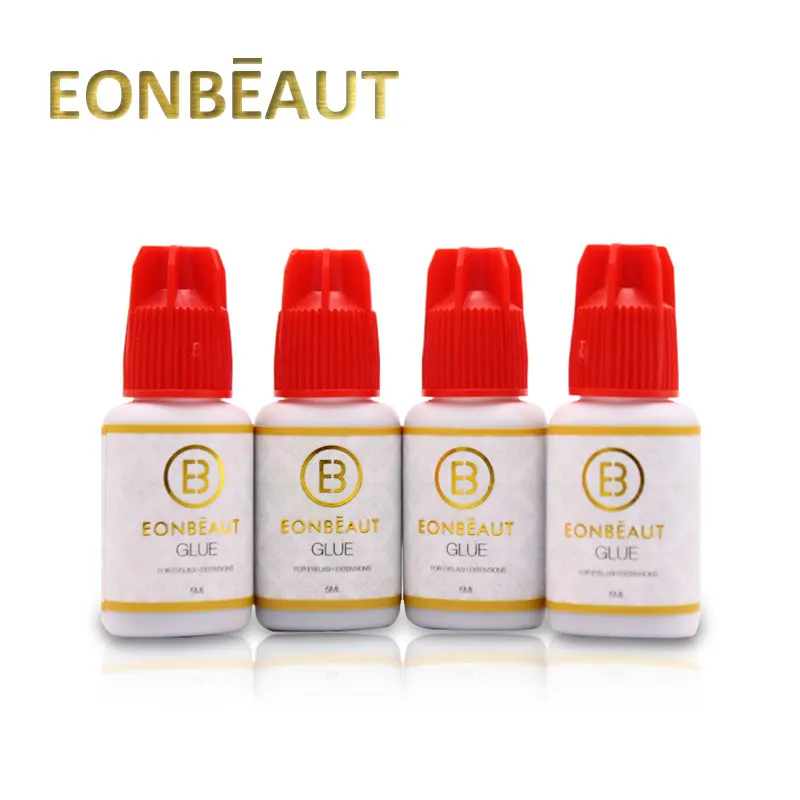 Клей для ресниц EONBEAUT 2 бутылки 1 сек быстро сохнет держится 6 7 недель 5 мл клей