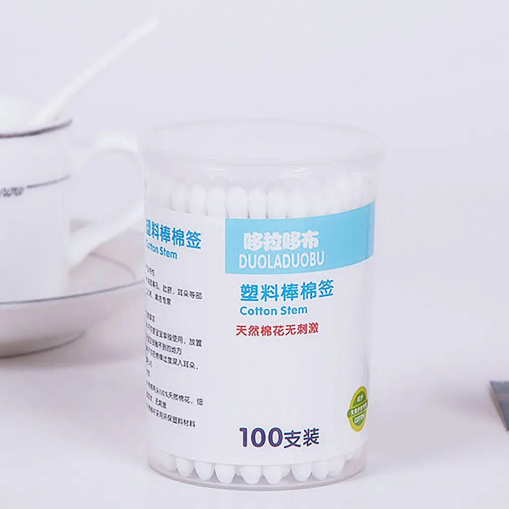 100 шт одноразовые ватные палочки гигиеническая палочка для красоты здоровья