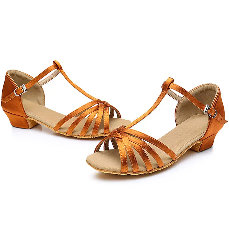 Детская обувь для латиноамериканских танцев девочек Женские туфли лодочки