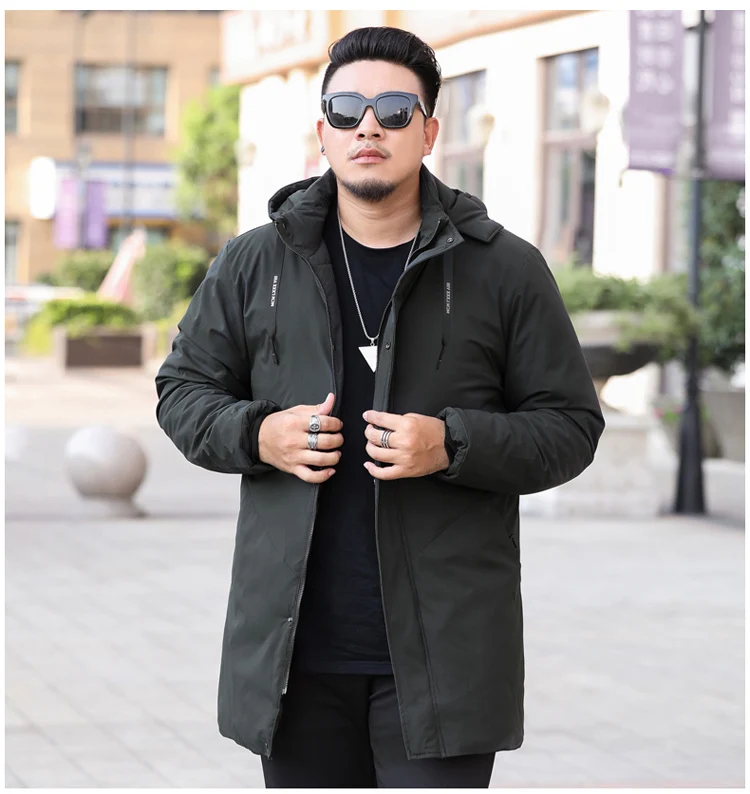 Новинка, большие размеры, 10XL, 9XL, 8XL, мужские парки, длинная хлопковая зимняя куртка, пальто для мужчин, теплая брендовая Толстая куртка, Мужская куртка-парка, топы-20 класс