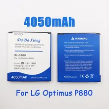 4050 мА/ч BL 53QH батарея для LG Optimus P880 F160 P760 P765 P870 P769 P768 L9 KP765 F200 E0267 HD LTE 2