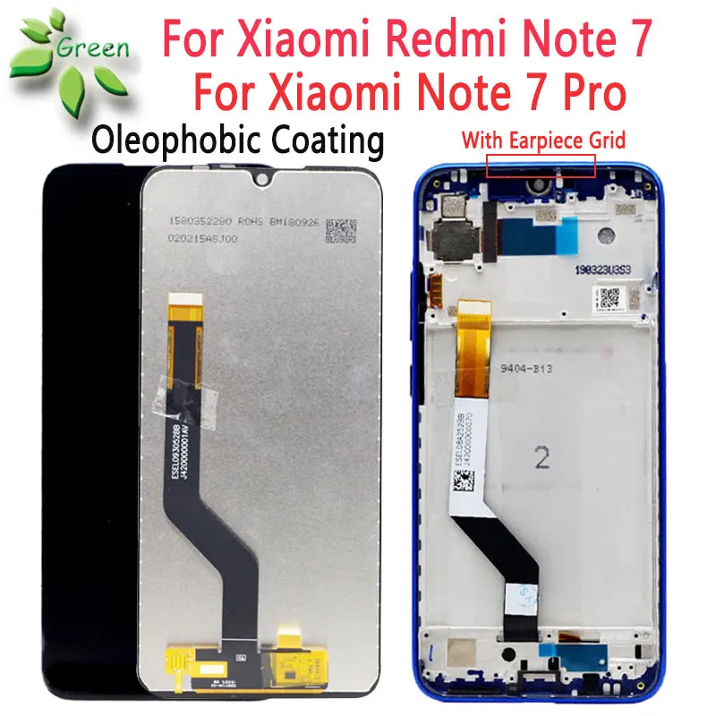 6 3 дюйма для Xiaomi Redmi Note 7 ЖК дисплей с сенсорным экраном в сборе Pro экран|Экраны