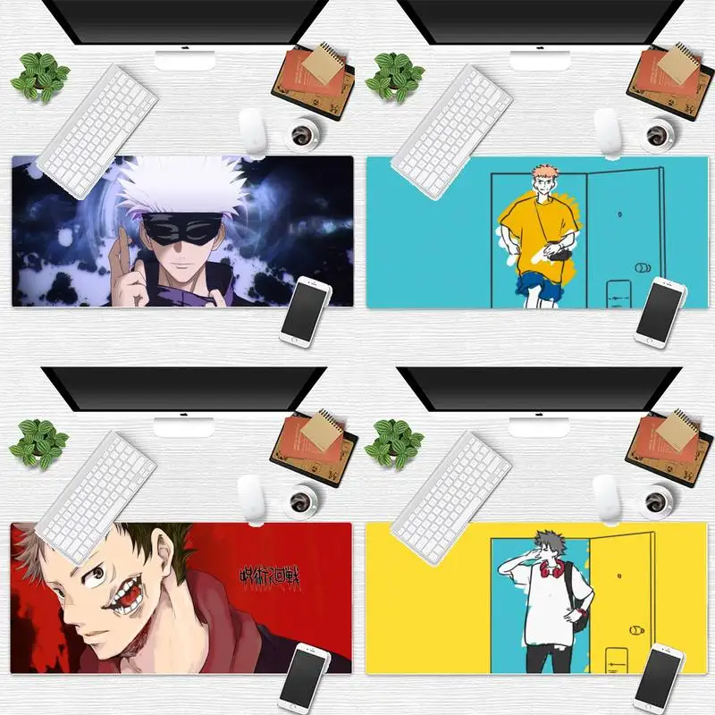 

anime color Jujutsu Kaisen gamer play mats Mousepad Desk Table Protect Game Office Work Mouse Mat pad Non-slip Laptop Cushion