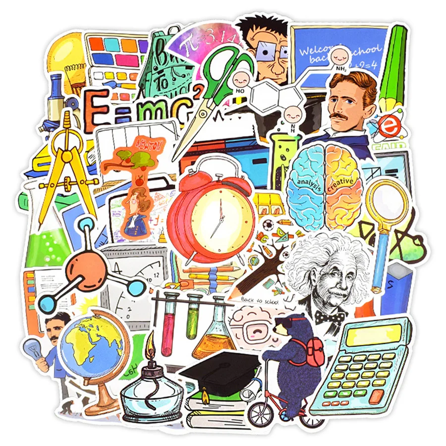 50 шт. открытый разведка лаборатории Водонепроницаемый наклейки &quotсделай сам&quot