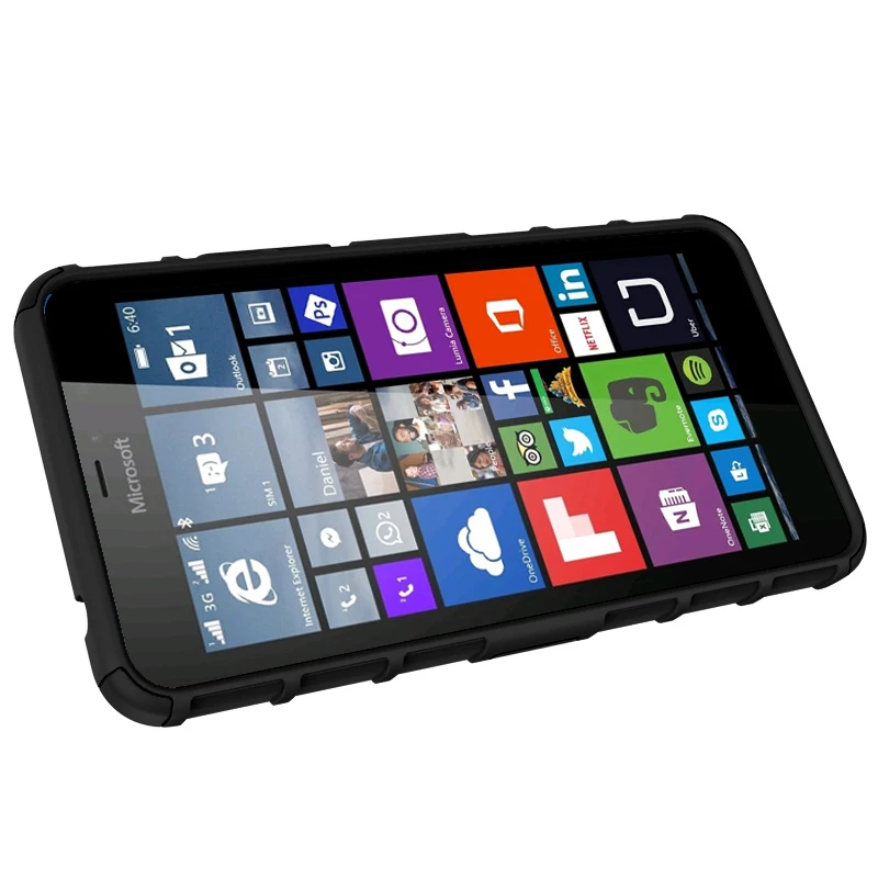 Ударопрочный чехол для Nokia Lumia 540 650 чехол-накладка с гибридной текстурой из ТПУ и