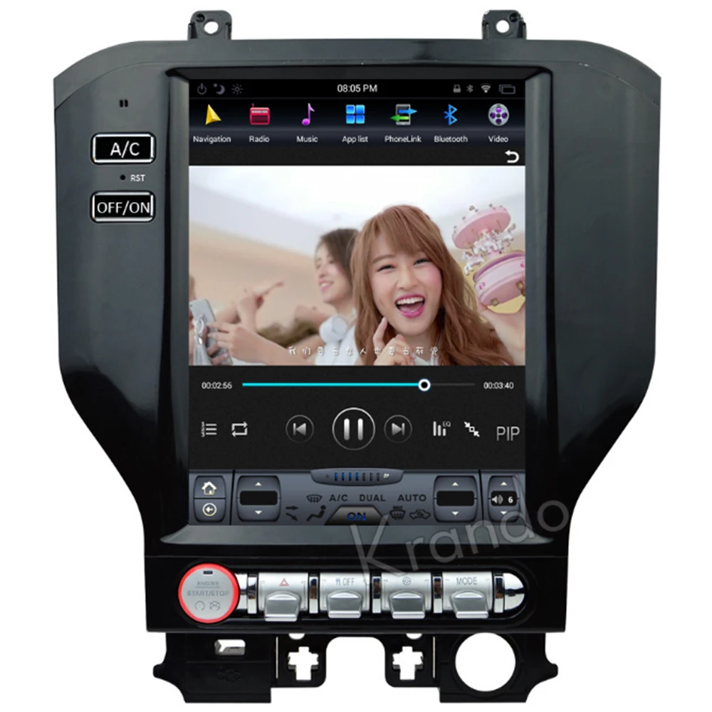 Автомобильный мультимедийный плеер стерео GPS радио навигация Android экран монитор