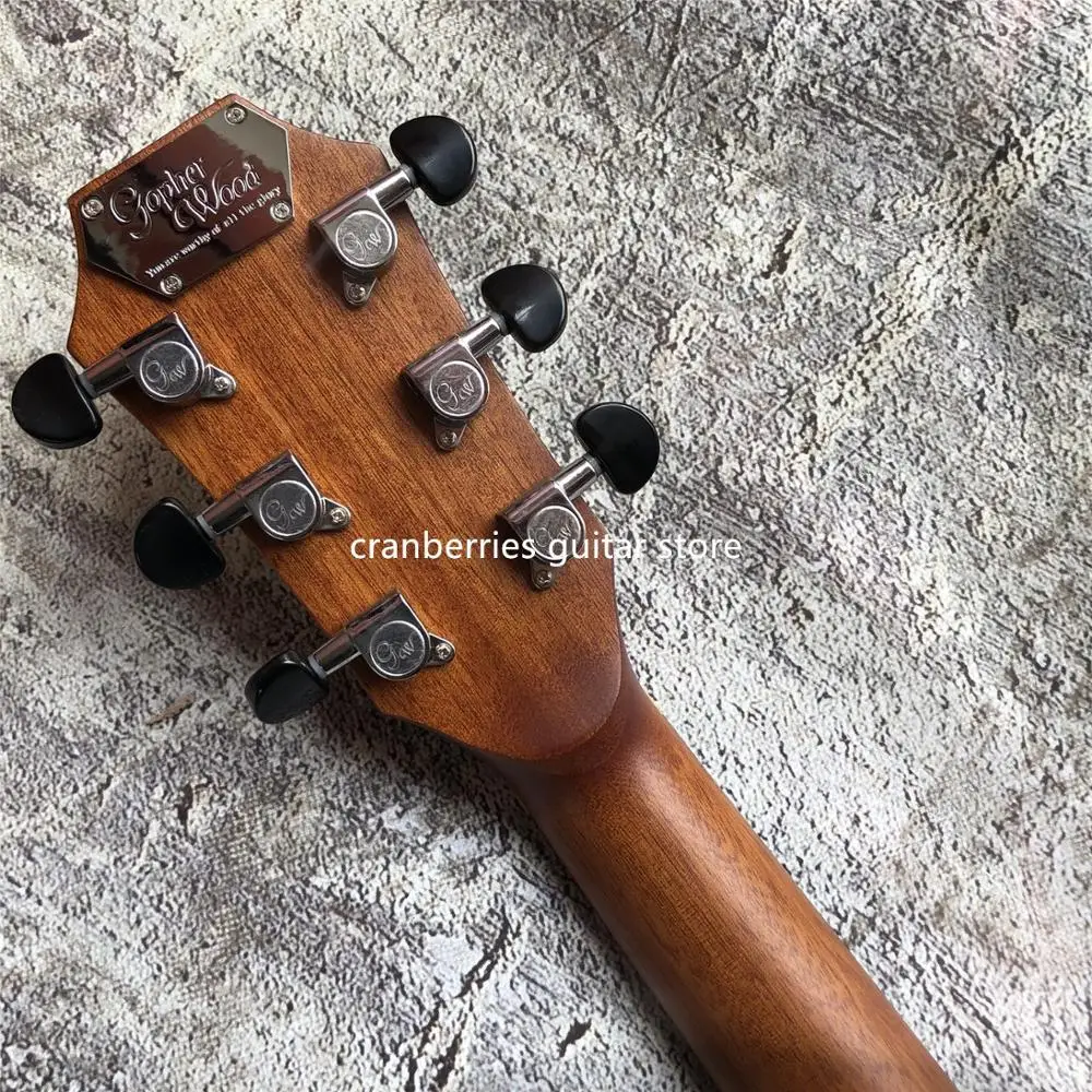 Акустическая гитара Gopher Wood G220CE корпус GA 40 дюймов акустическая из твердой ели