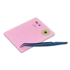 Розовые акриловые ресницы для наращивания ресниц поддон Инструмент Круглый нефрита каменный Органайзер наращивания ресниц расширение Pad ресниц лоток прокладка