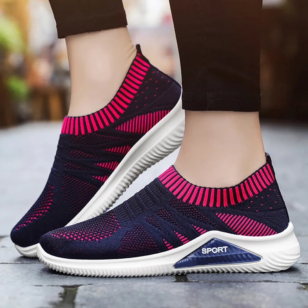 Женские кроссовки дышащие сетчатые для фитнеса и бега|Женские кеды| |