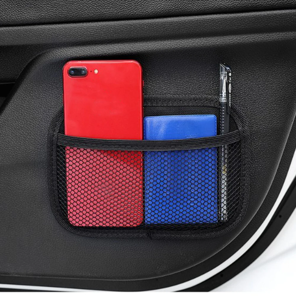 Сетчатая Сумка на заднее сиденье автомобиля коробка для подлокотников чехол