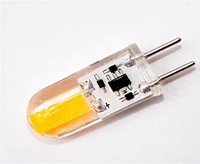 5pcs gy6 35 pin silicone cob led crystal spotlight bulb dimmable led corn crystal chandelier bulb acdc 12v energy saving