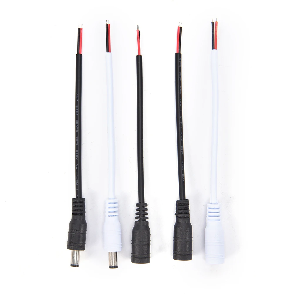 

1 Pcs DC Male And Female Head Plug Line 12v DC Power Connector Adapter Lock Buckle Power Supply Wiring Connector Line 5.5x2.1