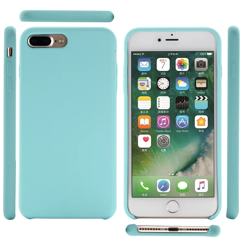 Силиконовый чехол для мобильного телефона для iPhone 7/7 Plus 8/8 Plus SE2 2020, Простой чехол, Анти-ударный защитный чехол "Все включено".