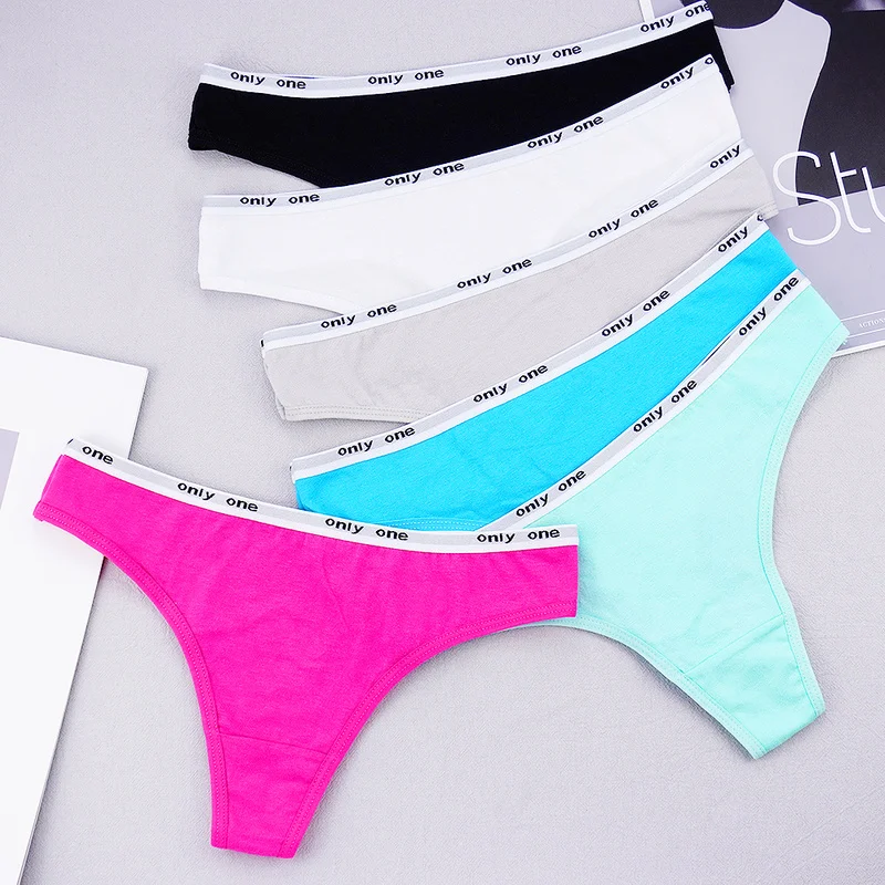 6 шт./упак. женские стринги сексуальное хлопковое Лот строка Femme Оптовая продажа