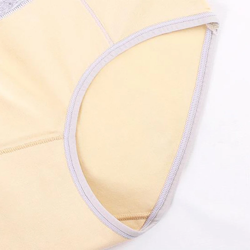 Женские трусики со средней талией комплект дышащих трусиков размера плюс