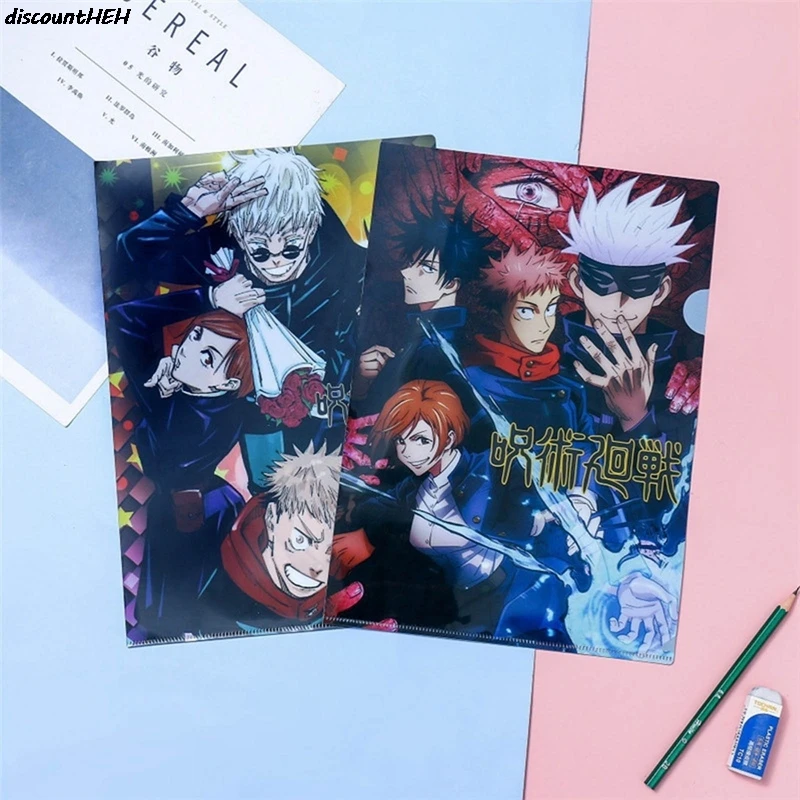 

Anime Jujutsu Kaisen A4 Document Bag Folder Holder Organizer Itadori Yuuji Gojou Satoru Fushiguro Megumi Kugisaki Nobara