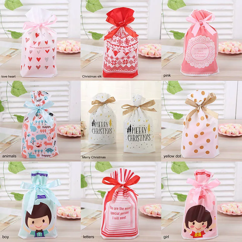 10 шт. товары для дней рождения пластиковые ленты пищевой пакет печенья Свадебный