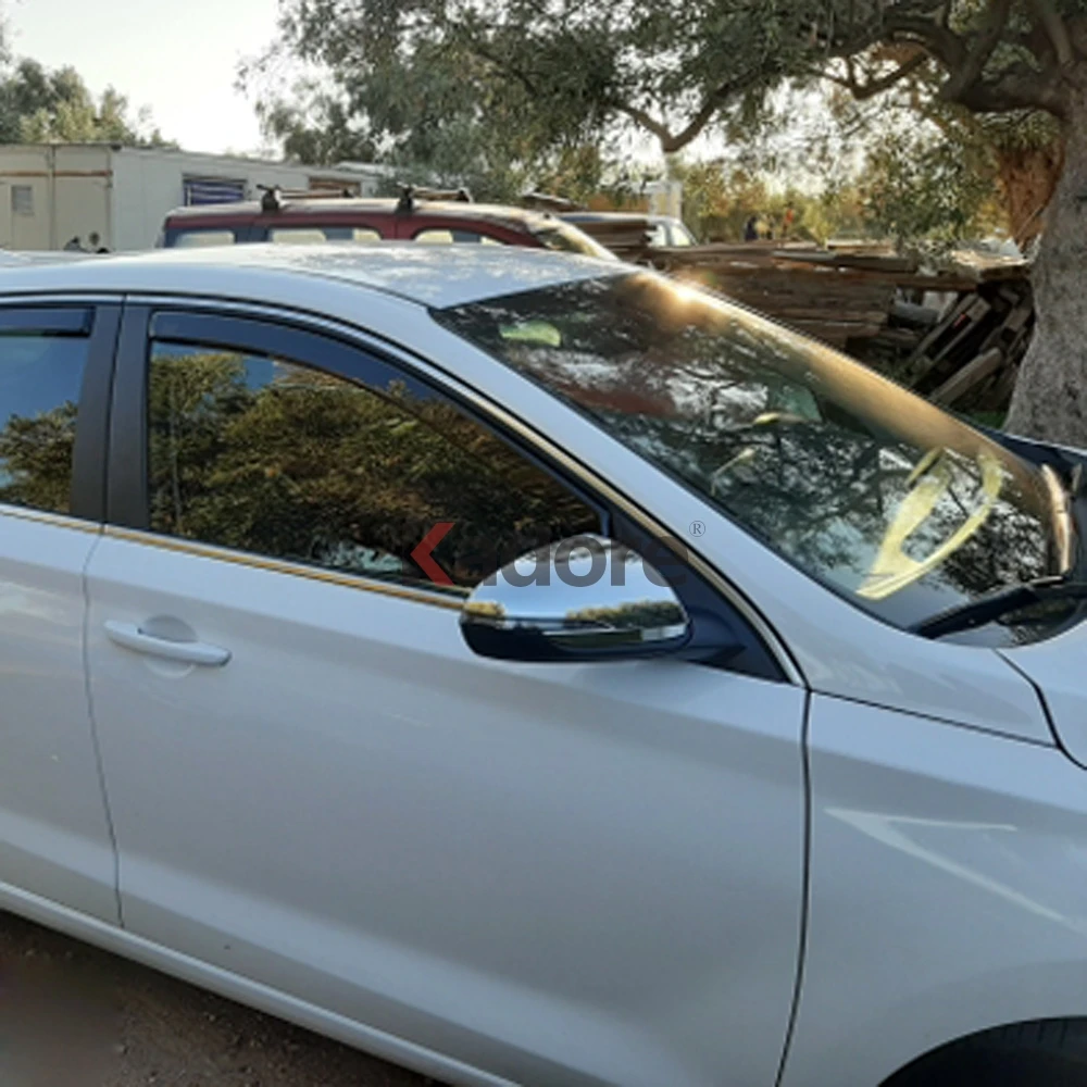 Для hyundai Solaris Accent ABS хромированная крышка зеркала заднего вида Отделка боковой двери зеркала крышка внешние аксессуары