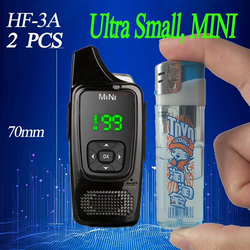 2 шт. HF мини рация PMR446 cb радиостанция ультра маленький ham Радио comunicador