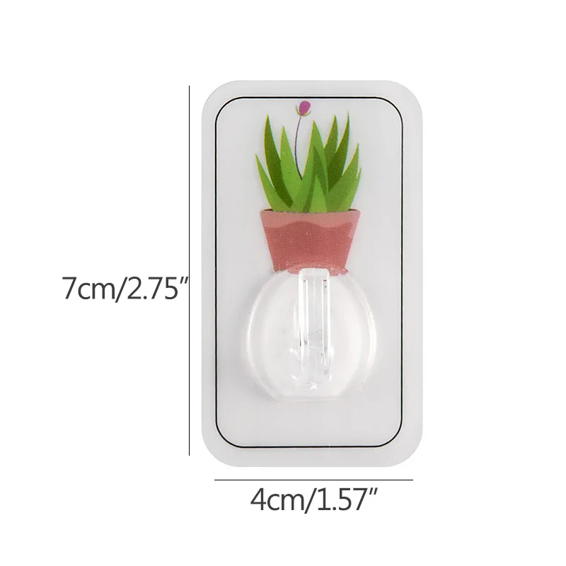 Растительный вискозный крючок без пробивки и приклеивания керамической плитки